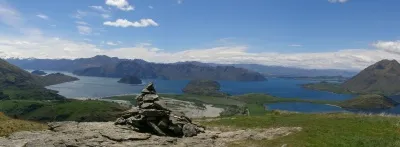 ロッキーマウンテン・トラックでのパノラマ景観